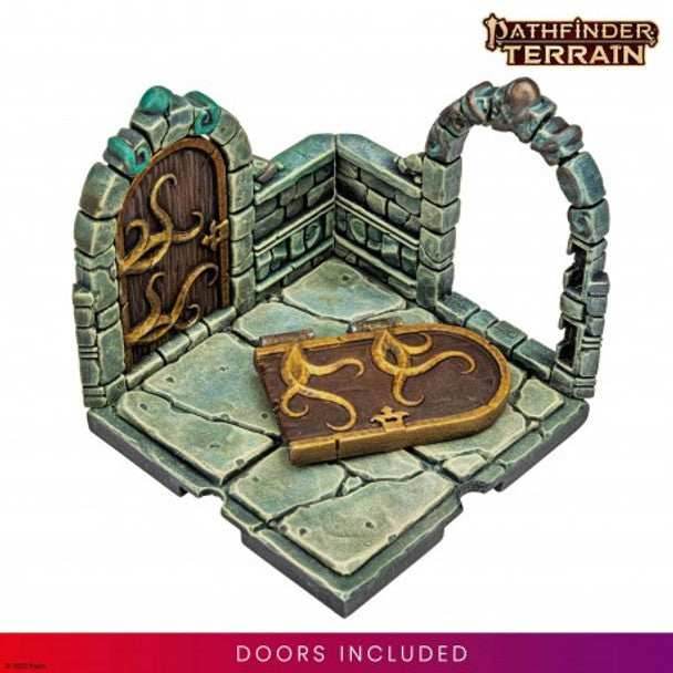 Pathfinder Terrain: Abomination Vaults Half-Height Walls - 
