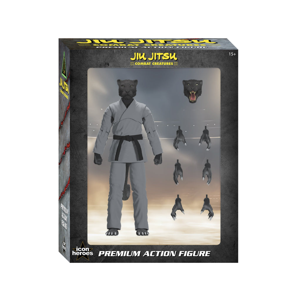Jiu Jitsu Combat Creatures Paulo the Panther Action Figure