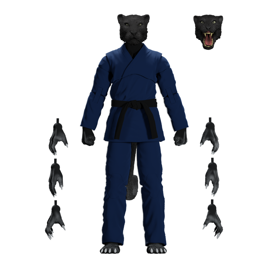 Jiu Jitsu Combat Creatures Paulo the Panther Action Figure