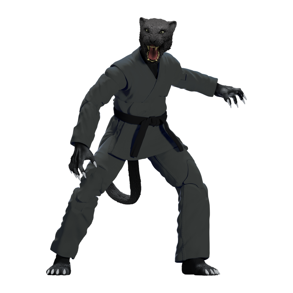 Jiu Jitsu Combat Creatures Paulo the Panther Action Figure