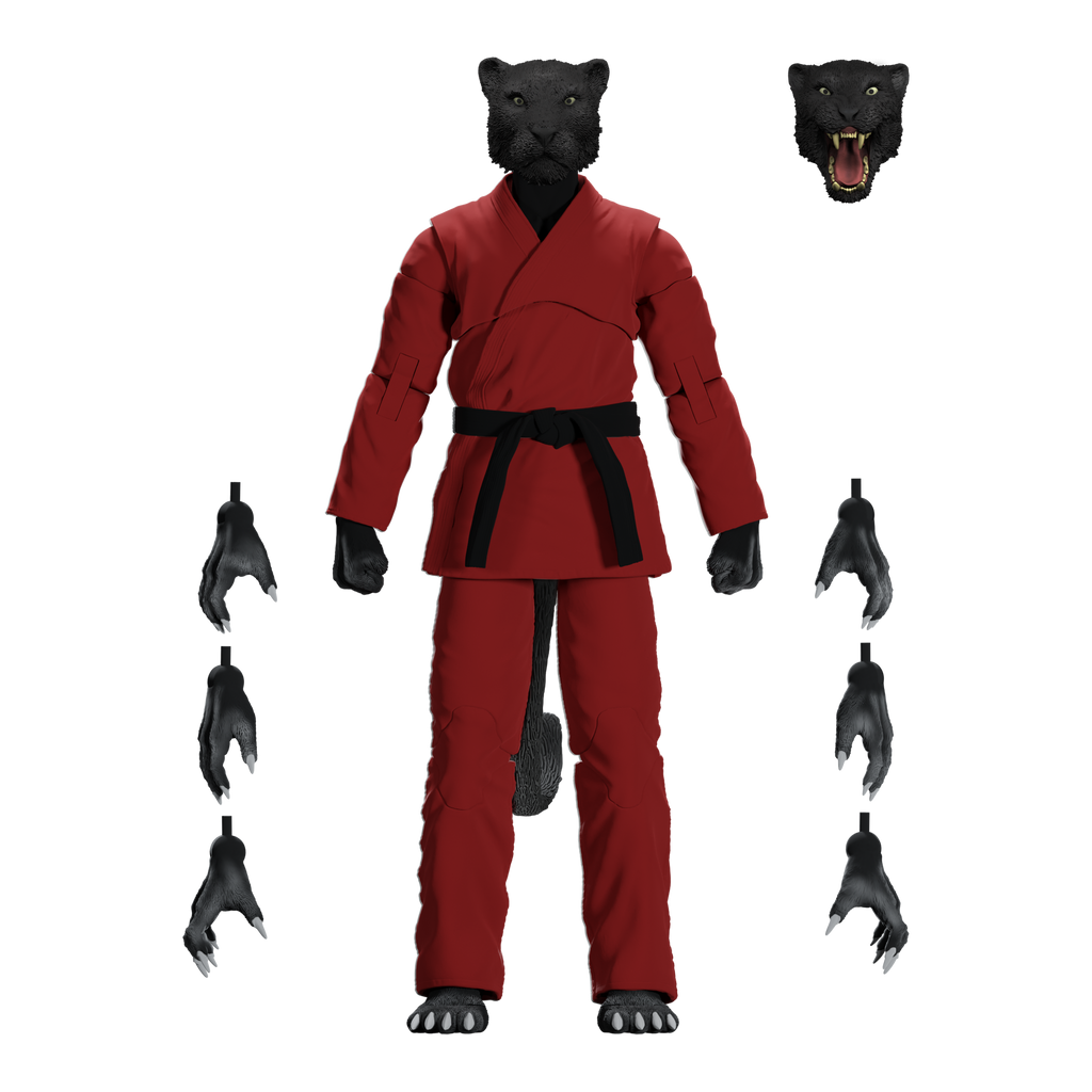Jiu Jitsu Combat Creatures Paulo the Panther Action Figure