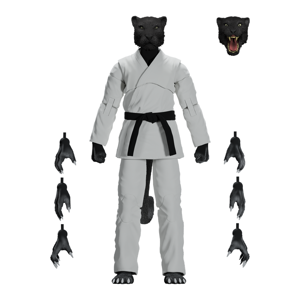 Jiu Jitsu Combat Creatures Paulo the Panther Action Figure