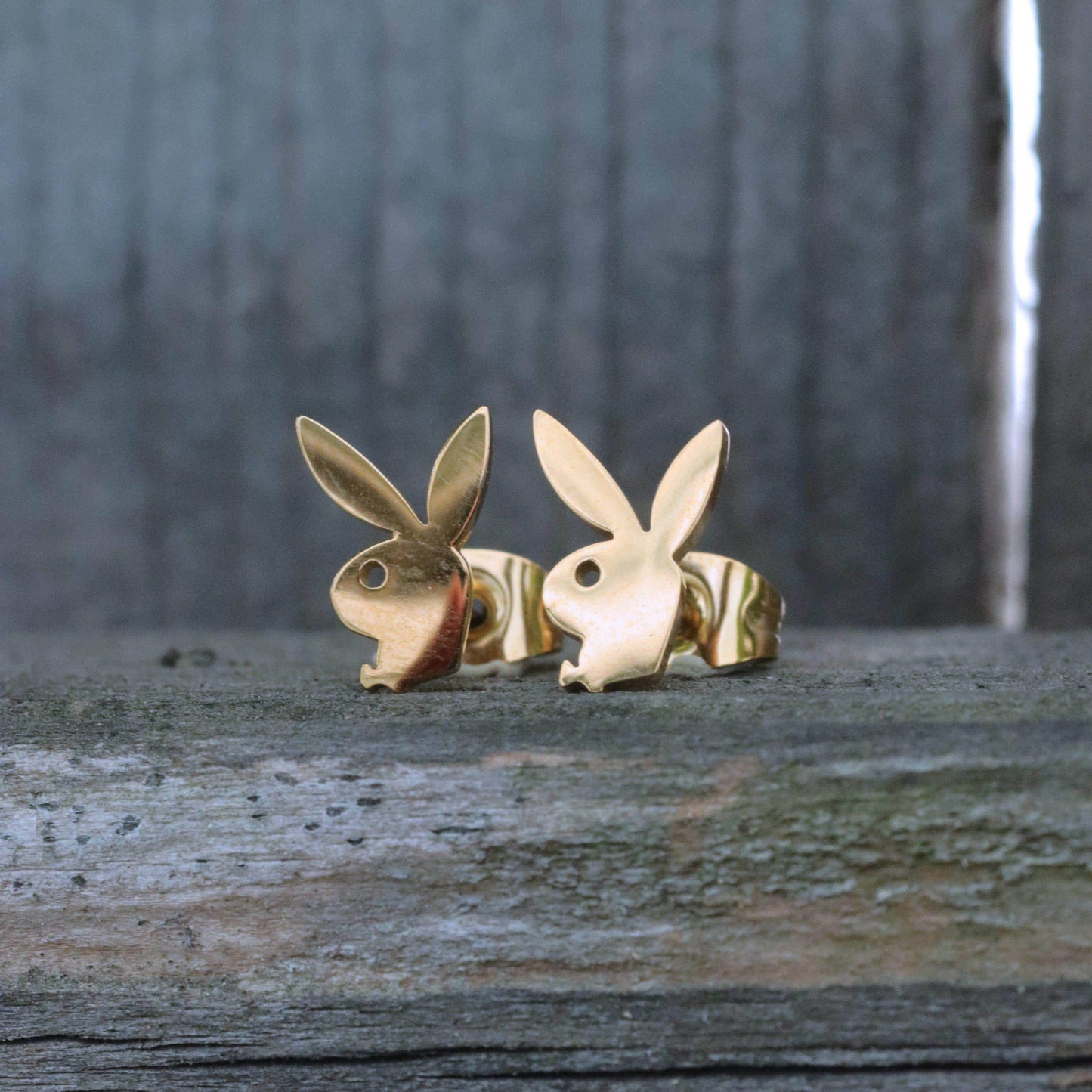 Playboy™ Stud Earrings - Gold