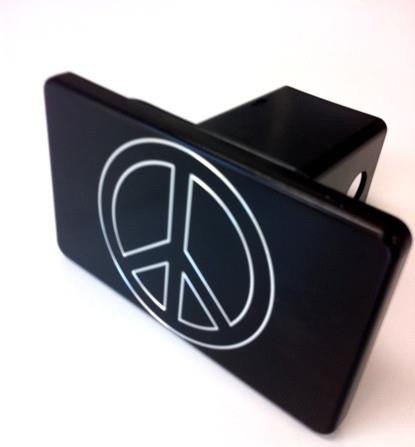 Peace Sign (Outline) Hitch Cover