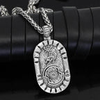 Greek Hoplite Soldier Stainless Steel Necklace - 