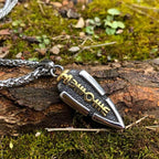 Vikings Odin's Gungir Valknut Stainless Steel Necklace - 