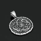 Vikings Valknut Celtic Knot Stainless Steel Necklace - 