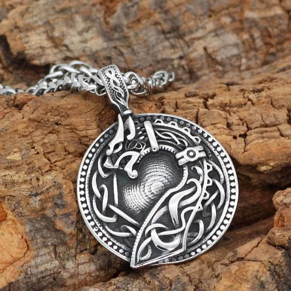 Vikings Dragon Stainless Steel Necklace - 