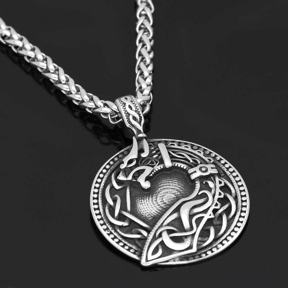 Vikings Dragon Stainless Steel Necklace - 