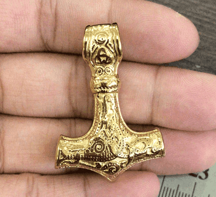 Mjolnir Pendants - Gold