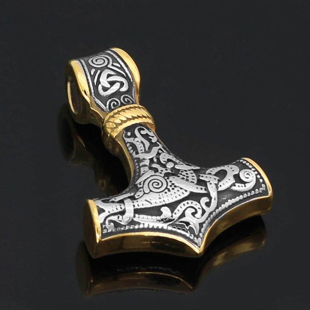 Mjolnir Pendants - Gold&Silver