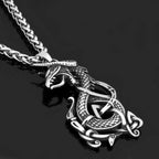 Vikings Jörmungandr Stainless Steel Necklace - Pendant