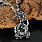 Vikings Jörmungandr Stainless Steel Necklace - Pendant + Chain