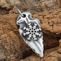 Viking Gungnir with Helm of Awe Stainless Steel Pendant & necklace - Pendant Only