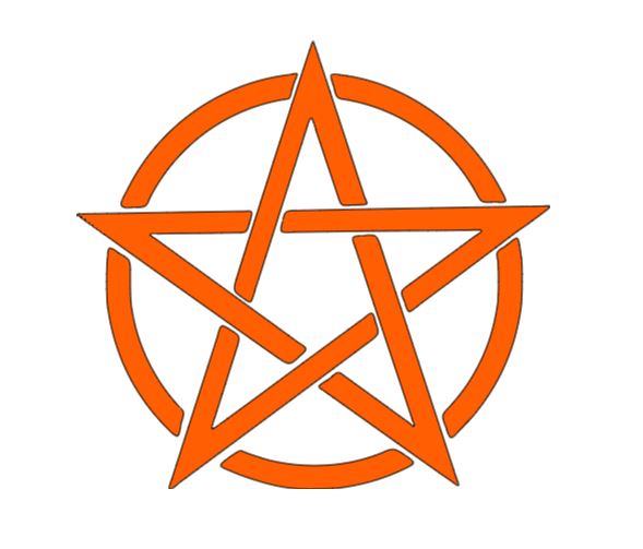 Pentacle Witch Vinyl Decal Sticker Halloween Horror Metaphysical