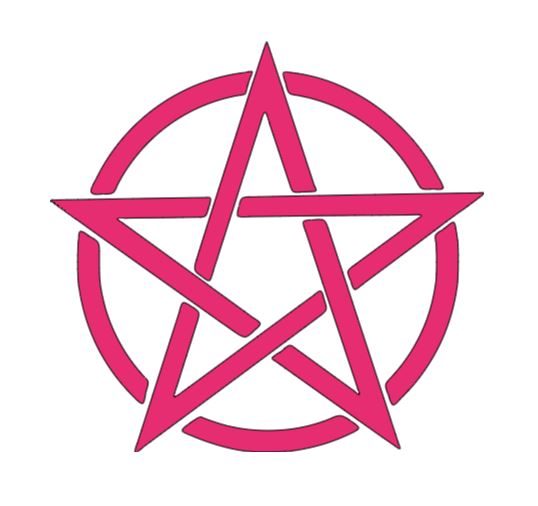 Pentacle Witch Vinyl Decal Sticker Halloween Horror Metaphysical