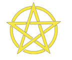 Pentacle Witch Vinyl Decal Sticker Halloween Horror Metaphysical