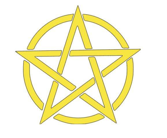 Pentacle Witch Vinyl Decal Sticker Halloween Horror Metaphysical