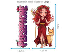 Persephone Sticker and Magnet – Despoina Queen of the Underworld Mythkins™ | Waterproof & UV-Proof - Sticker / Large