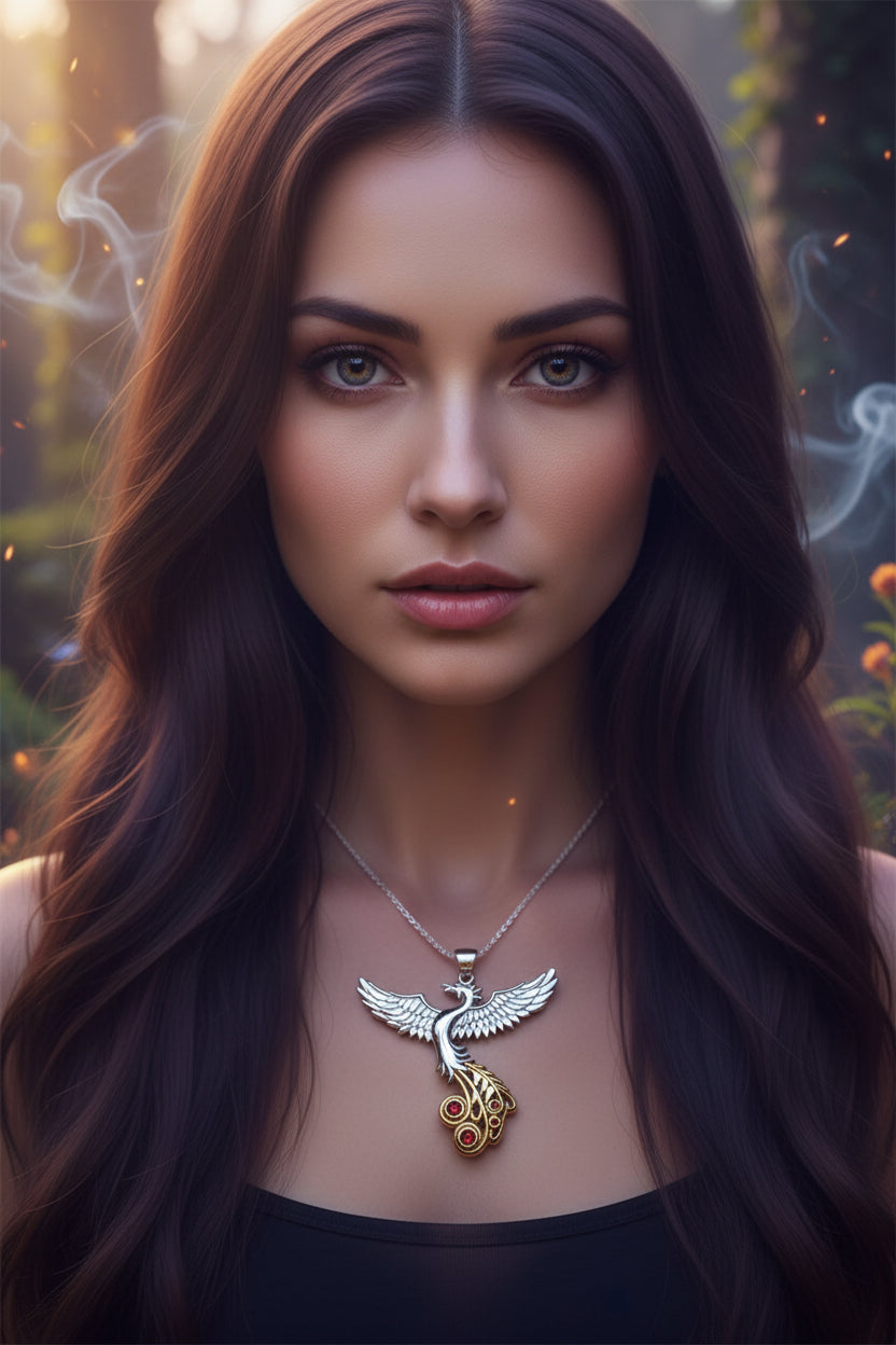 Phoenix Gemstone Necklace