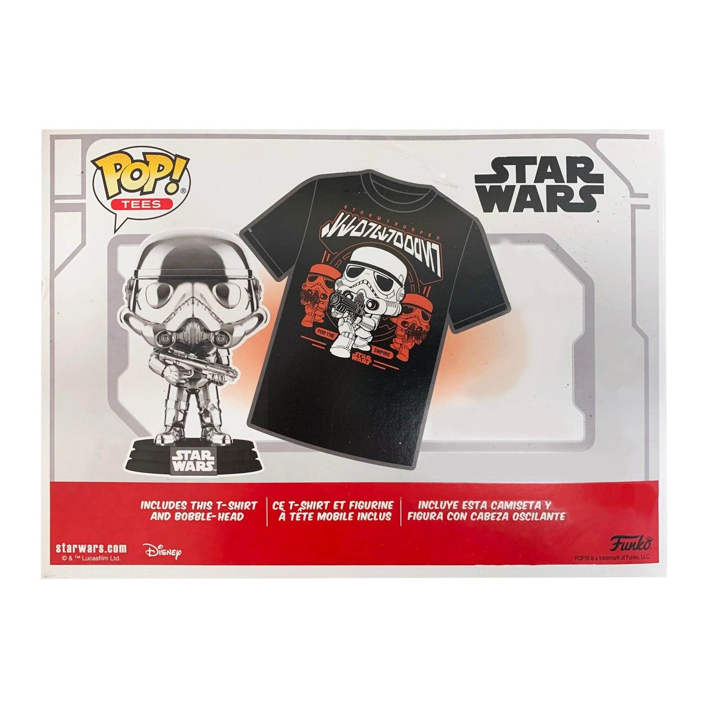 Funko Pop! & Tee: Star Wars - Stormtrooper - S