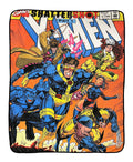 Marvel X-Men 90's Shattershot Fleece Throw Blanket - 