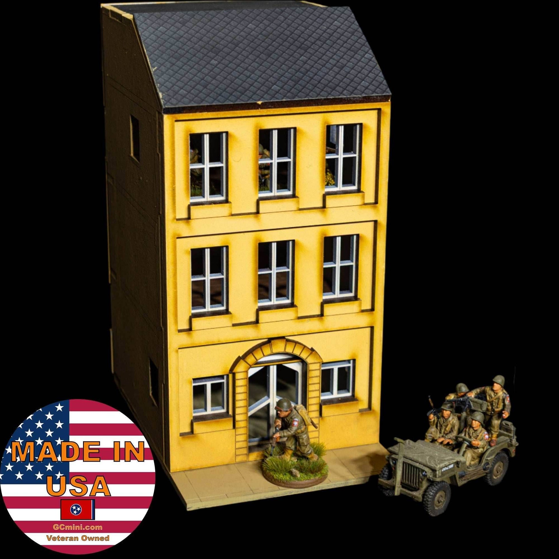 28mm European Building - 28MPNT513 (Painted and Assembled) - 