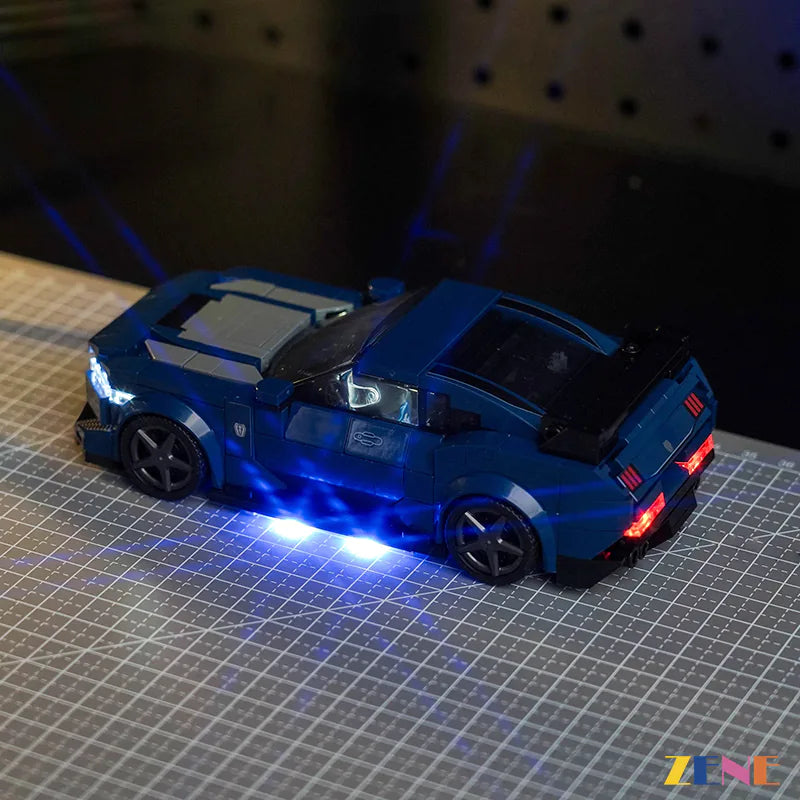 Light Kit for LEGO Ford Mustang Dark Horse Sports Car #76920