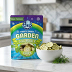 Freeze Dried Dill Pickle Chips (Less Salty)