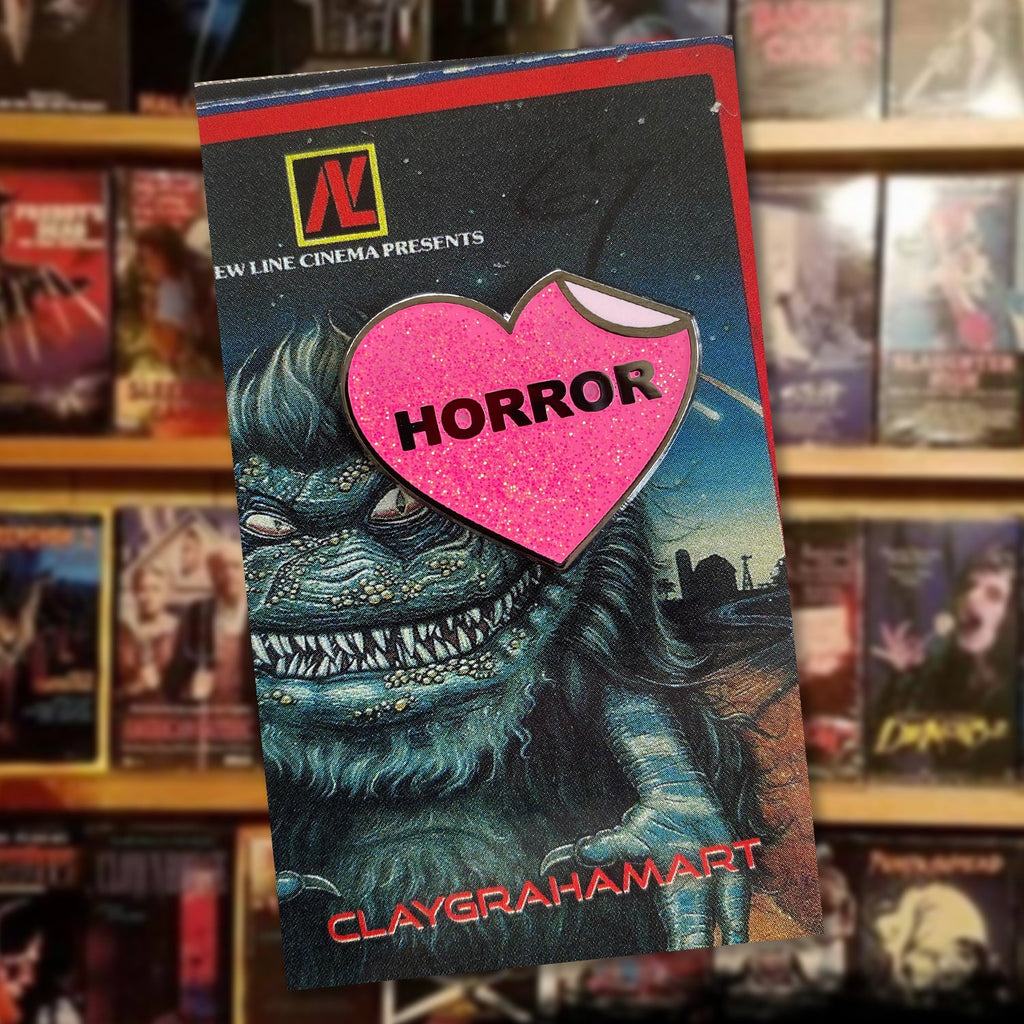 I Heart the Horror Section 1.25" Hard Enamel Pin
