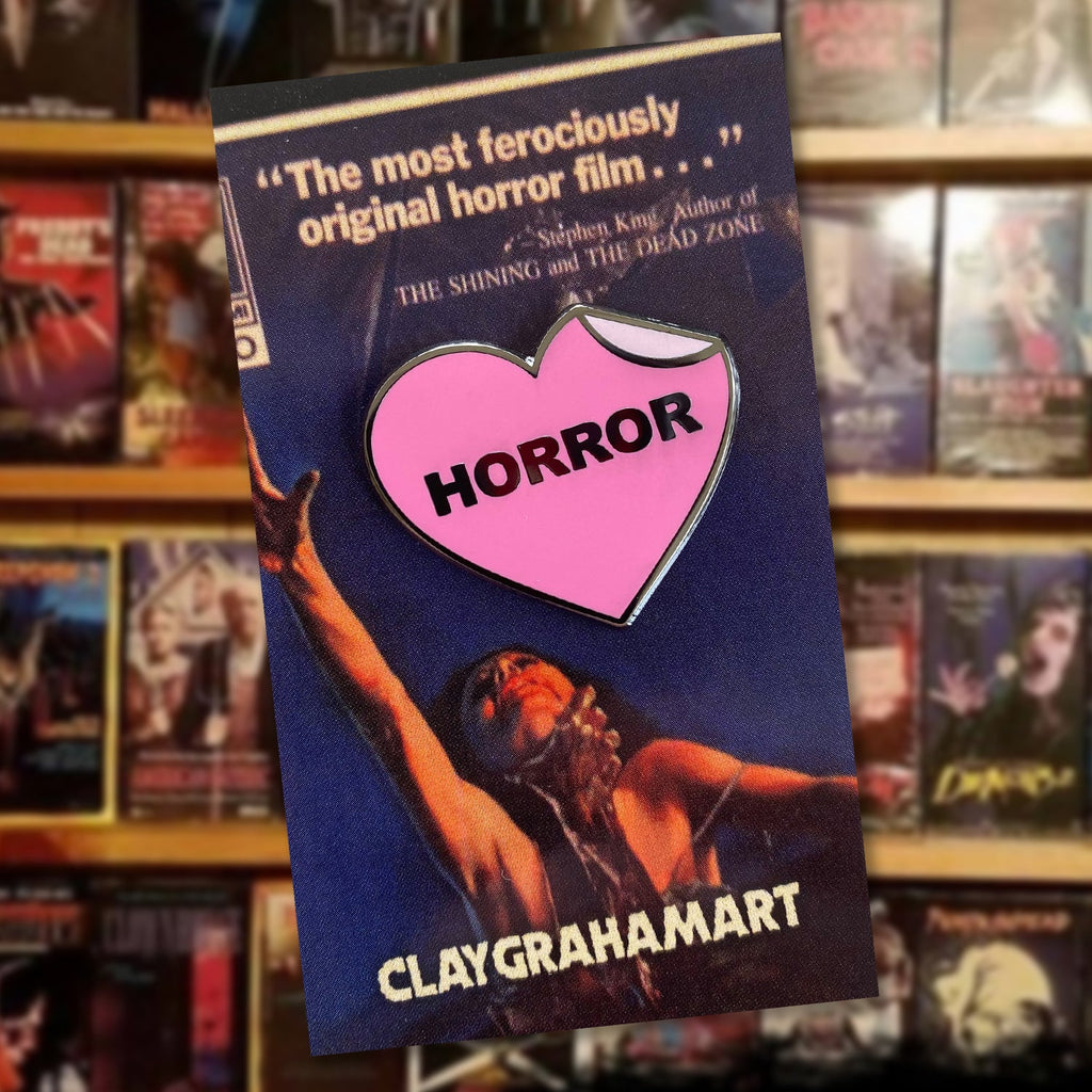 I Heart the Horror Section 1.25" Hard Enamel Pin