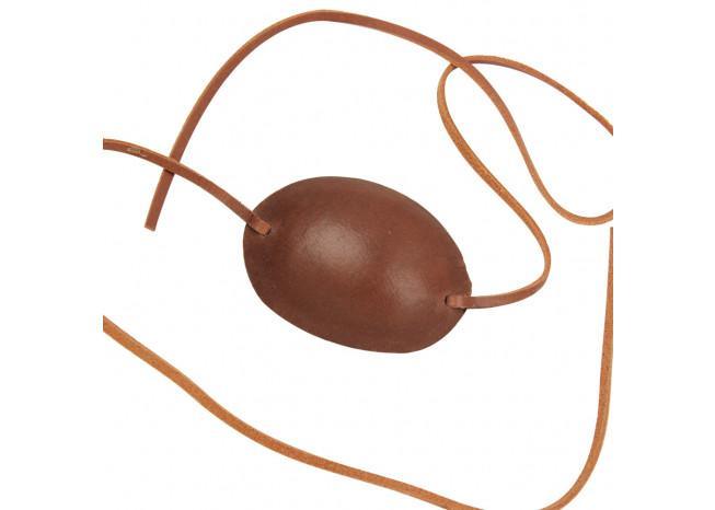 Pirate Captain Leather Eye Patch Brown