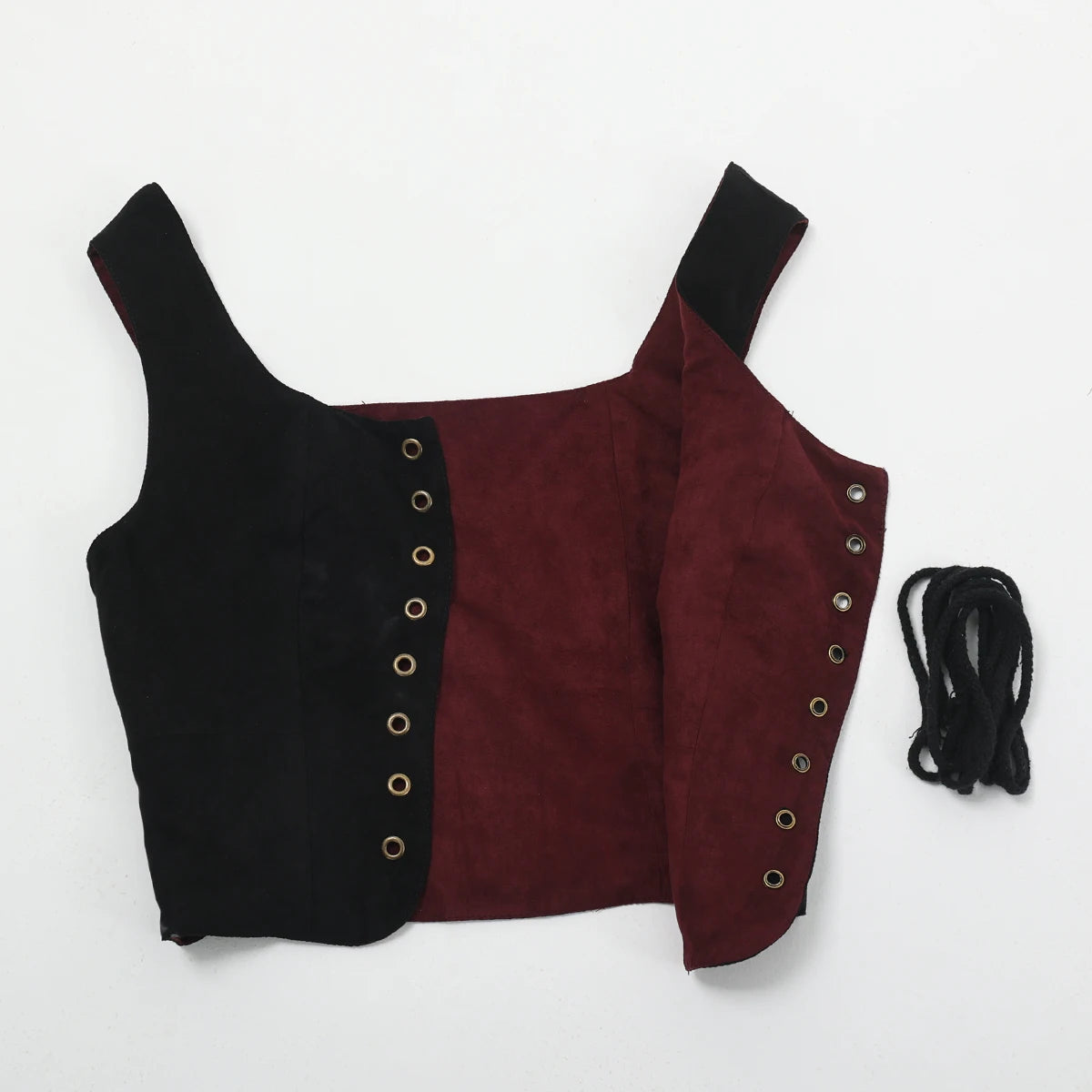 Pirate Corset Vest for Women Halloween Medieval Cosplay Tops