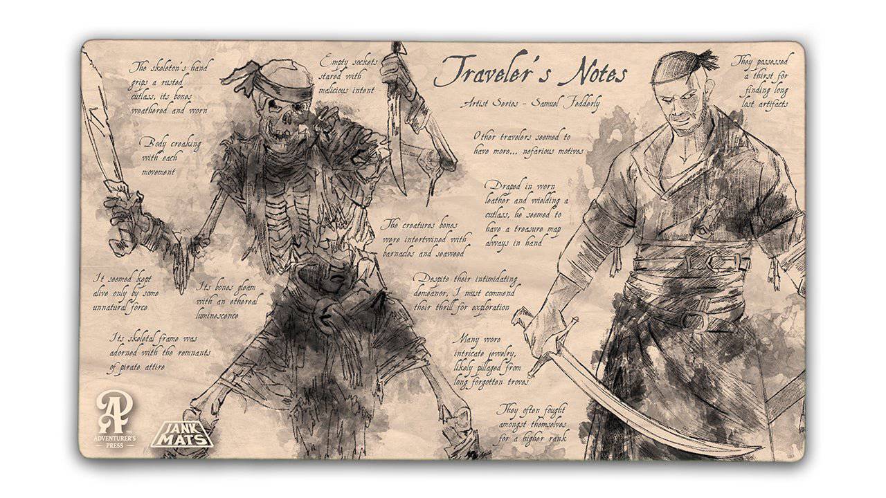 Pirate Sketch Playmat