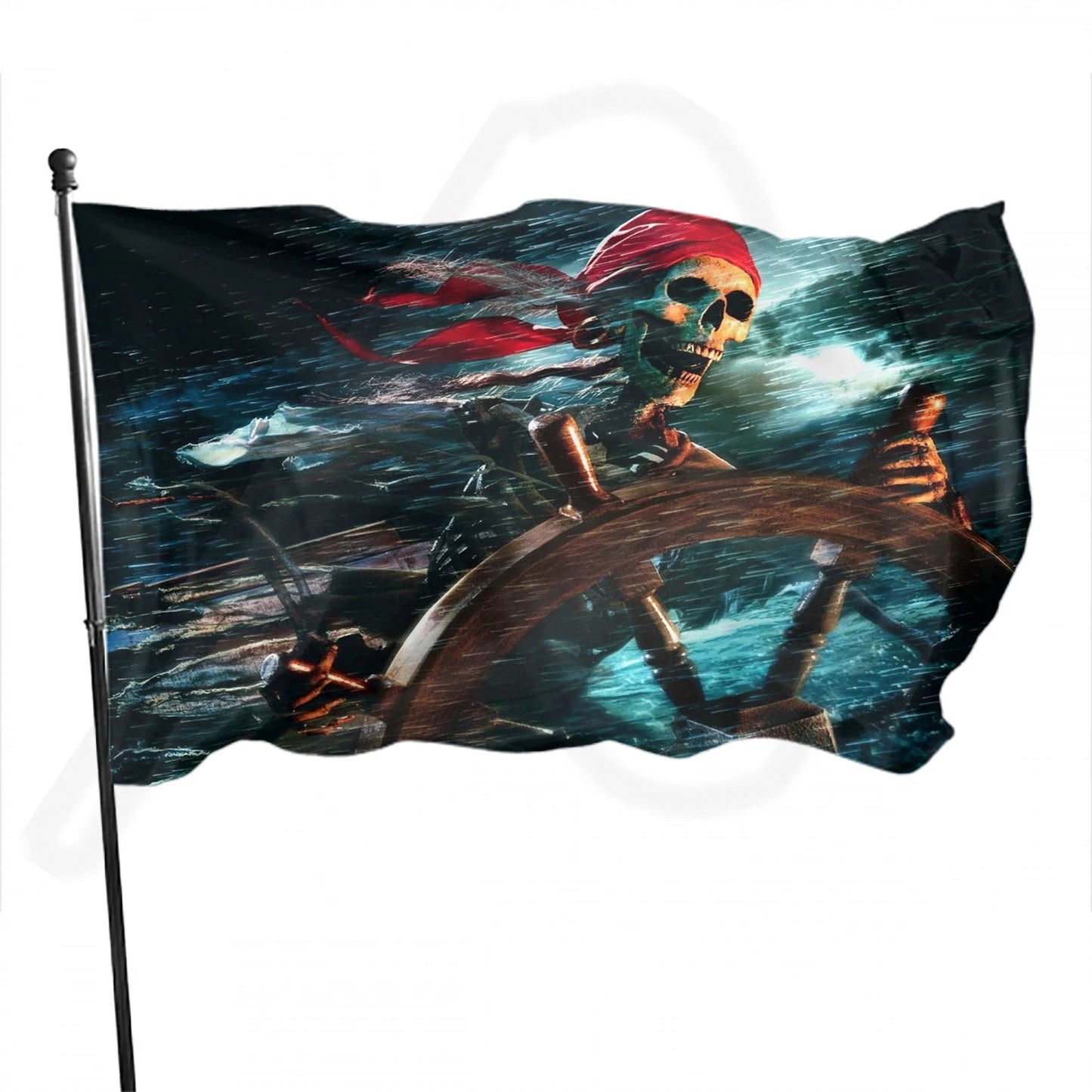 Pirates of The Caribbean  Flag Banner