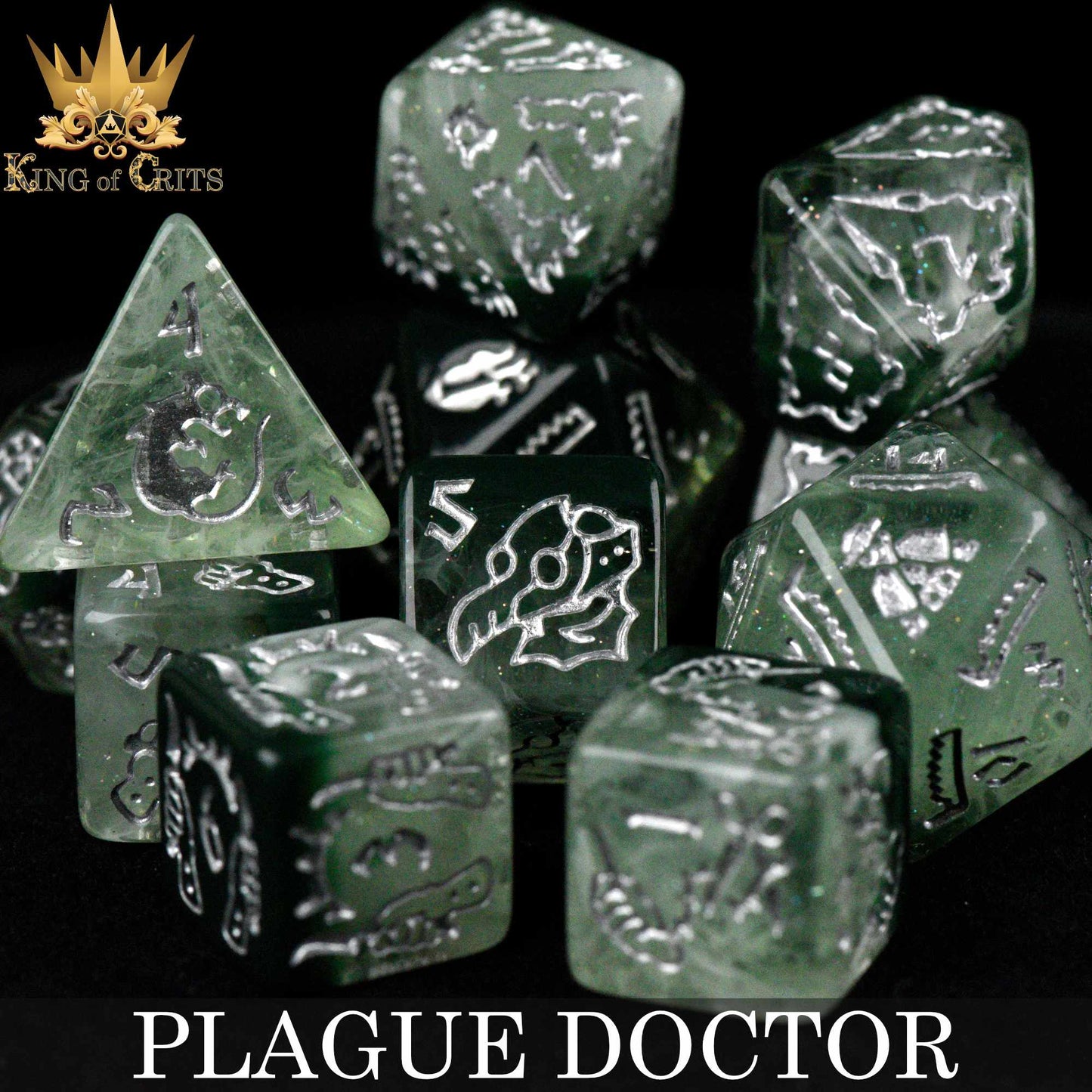 Plague Doctor 11 Dice Set