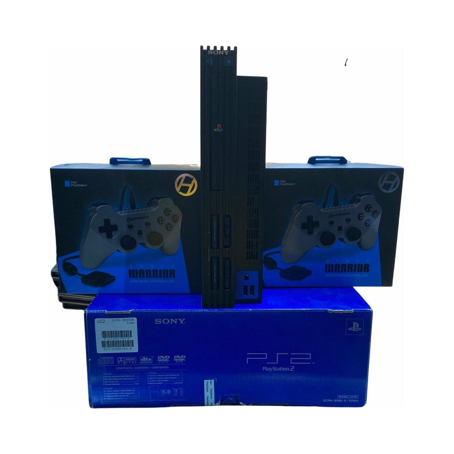 PlayStation 2 System (FAT)- REFURBISHED