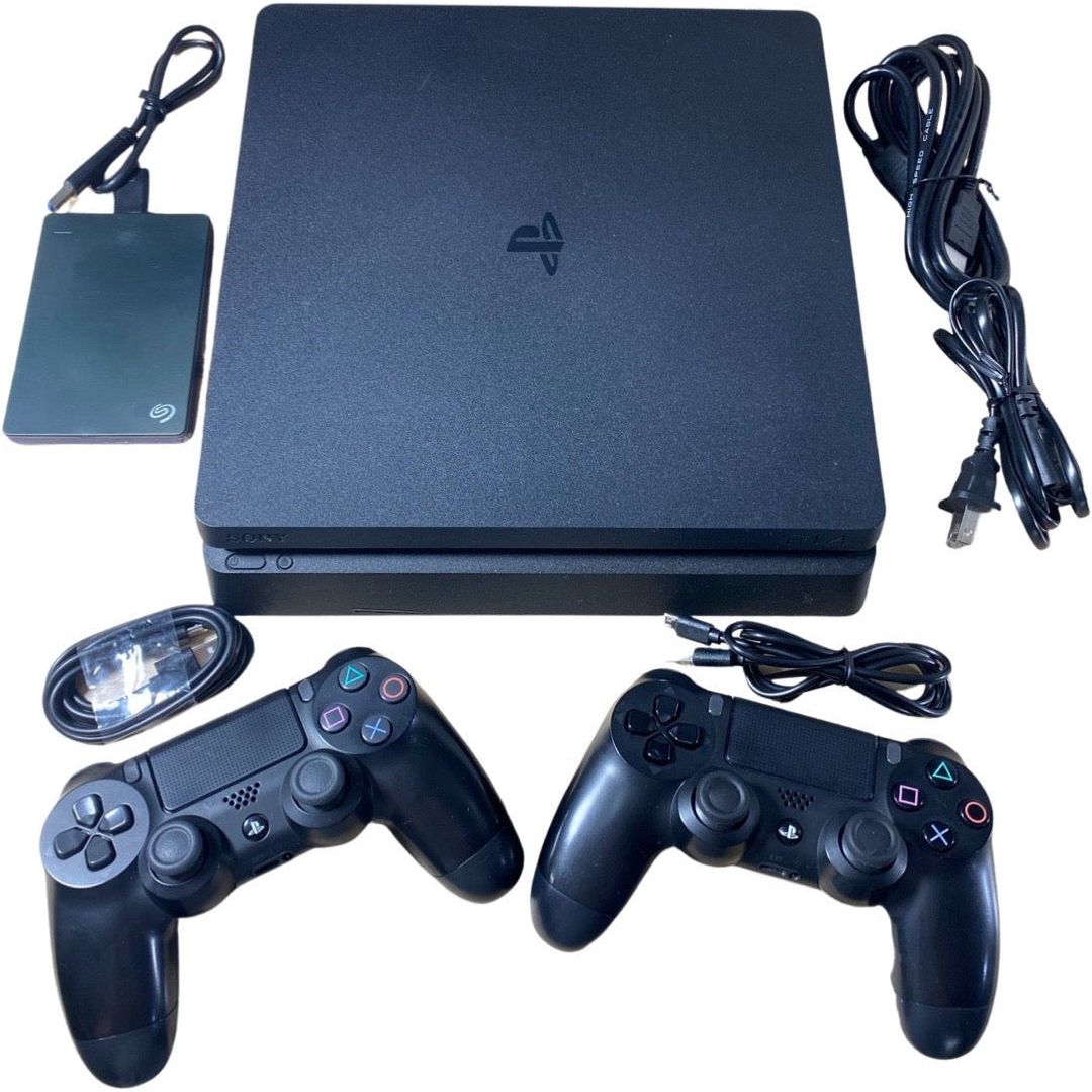 Playstation 4 1TB Slim Console + 2tb External Hard Drive