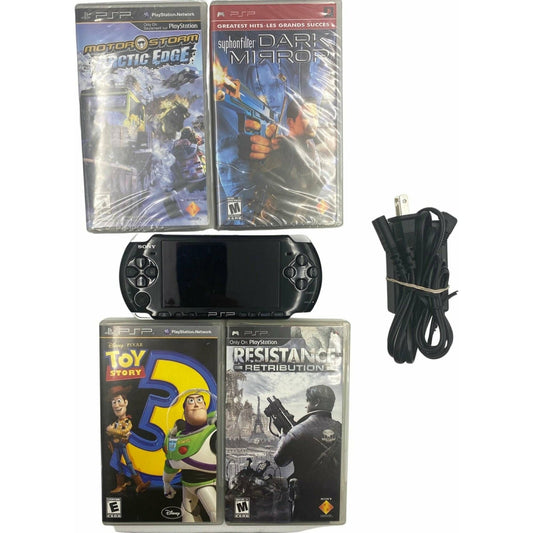 PlayStation Portable 3001 Console (4 Game Bundle)