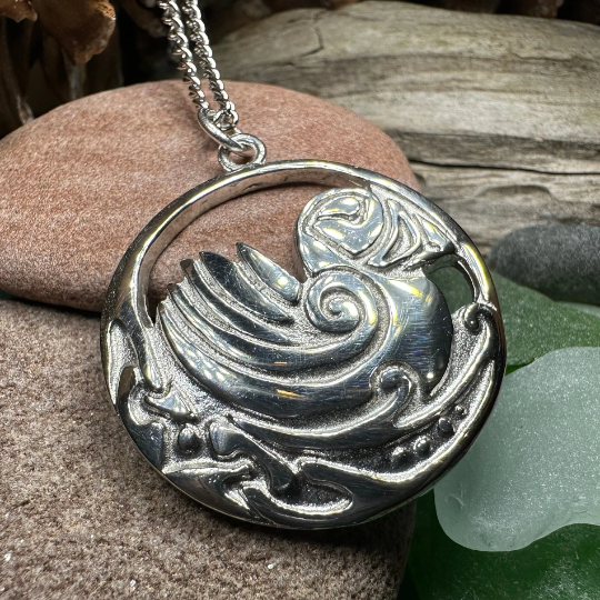 Celtic Puffin Necklace