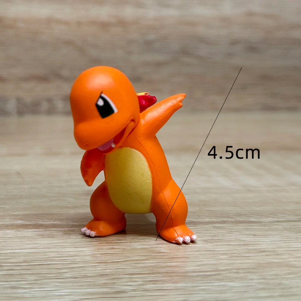 Pokemon Action Figure Pikachu Toys Charmander Squirtle Bulbasaur Pocket Monster Tiny Figure Childrens Gift