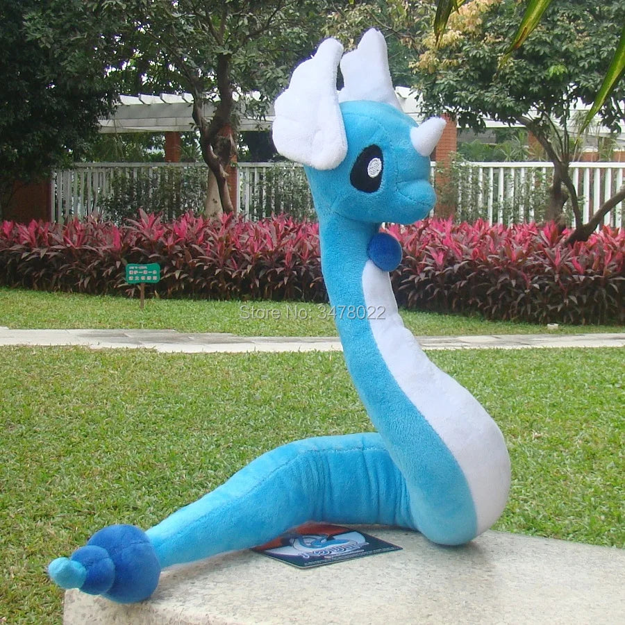 Pokemon Cuddly Dragonair 26" Dragon Plush Toy Cartoon Soft Hakuryu Stuffed Animal Doll