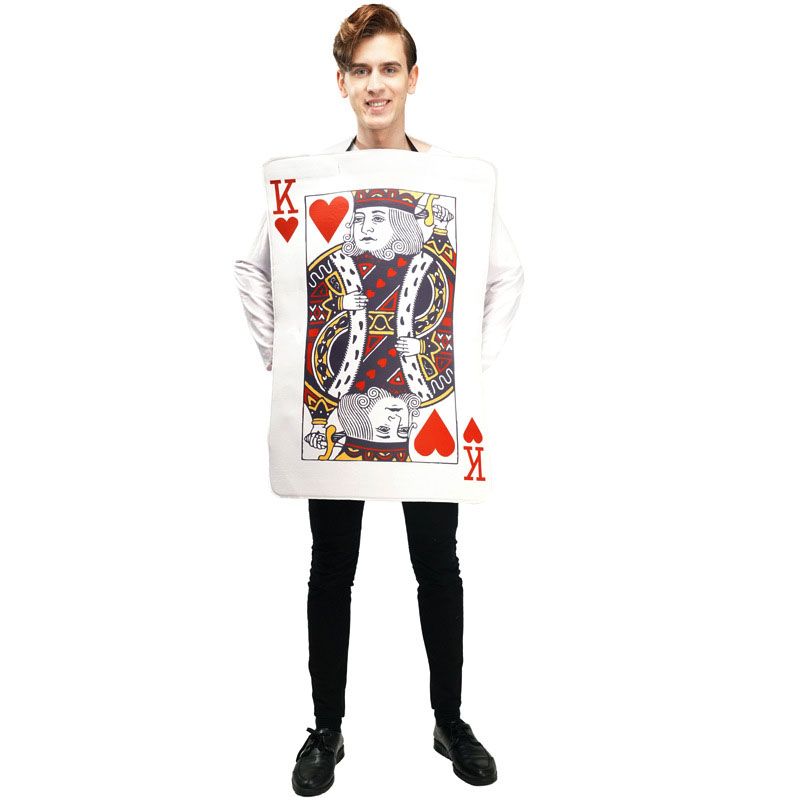 Poker Card Halloween Costume, King and Queen Card Costume