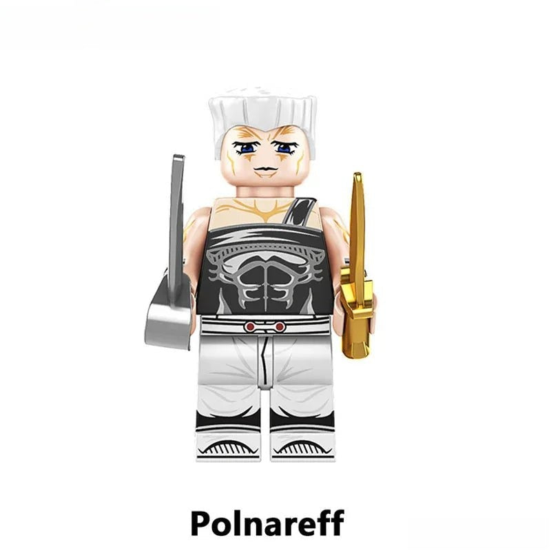 Polnareff Jojo's Bizarre Adventure Anime Lego Minifigures custom toys