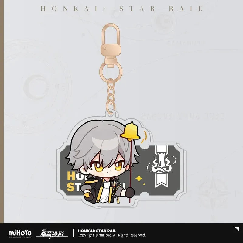 Pom-Pom Exhibition Series Acrylic Keychain Honkai: Star Rail