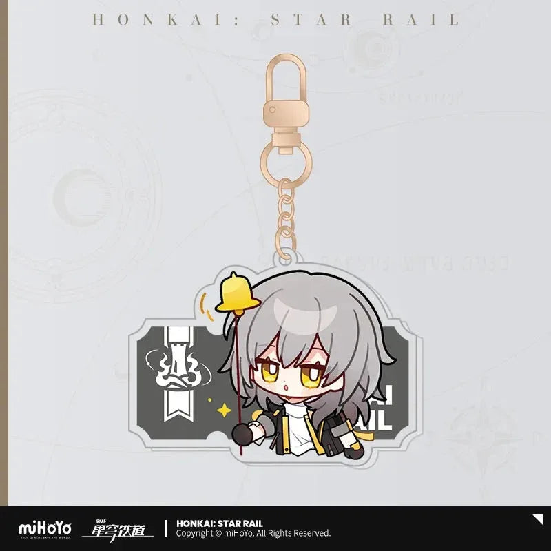 Pom-Pom Exhibition Series Acrylic Keychain Honkai: Star Rail