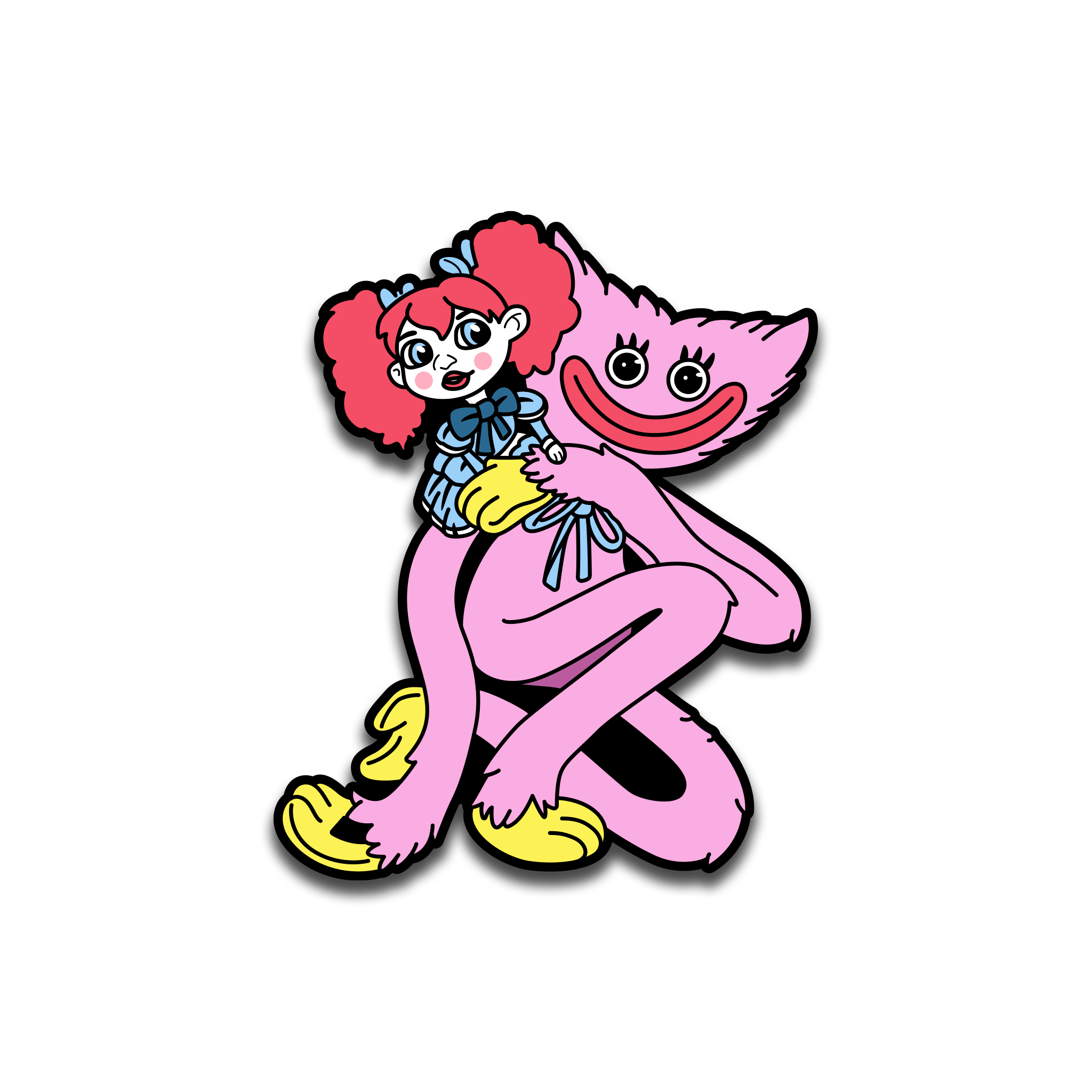 Poppy Playtime - Poppy & Mommy Long Legs LE AR Pin