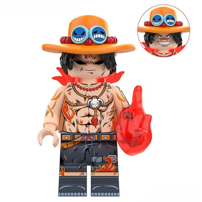 Portgas D Ace from ONE PIECE Anime Lego Minifigures custom toys 5