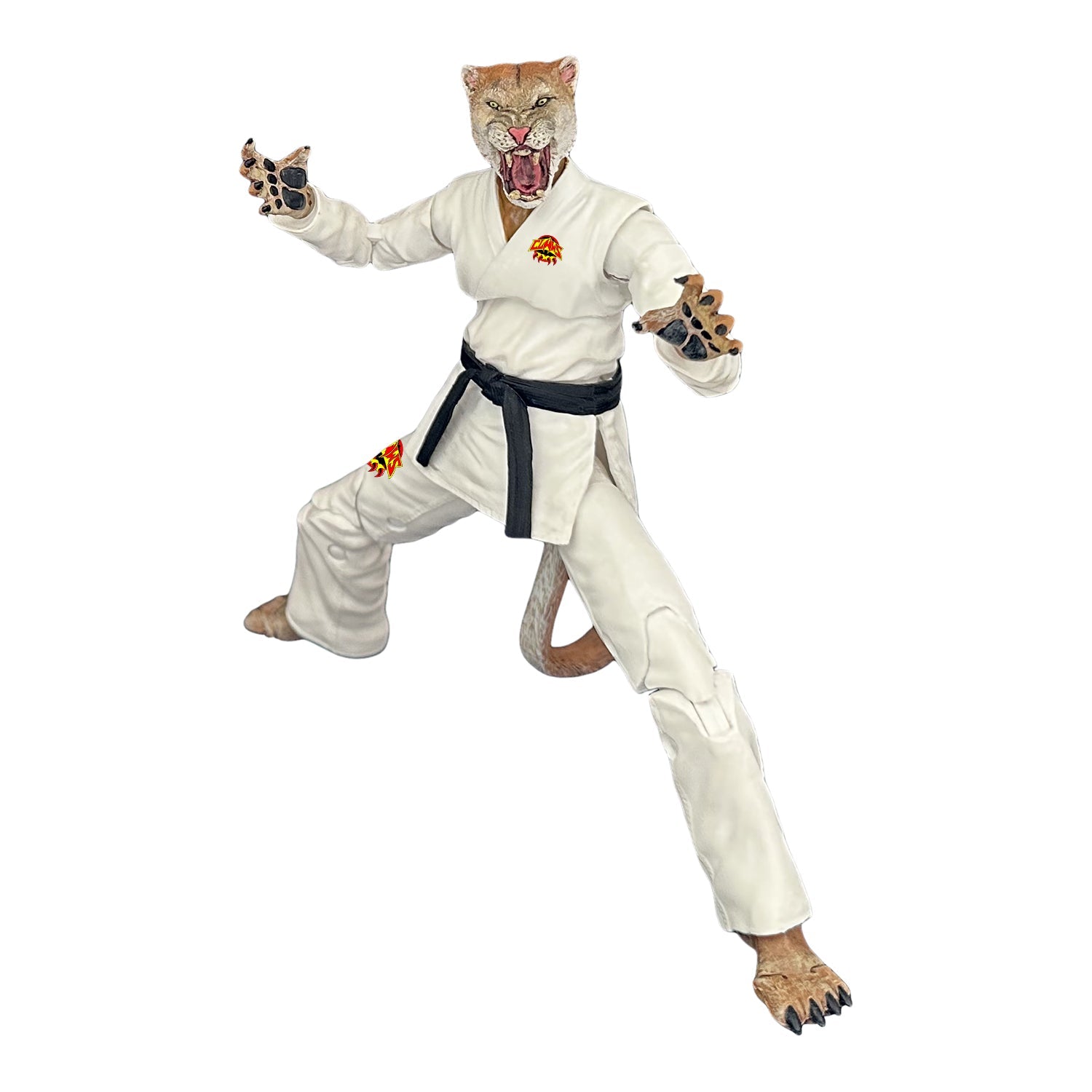 Jiu Jitsu Combat Creatures Pounce the Puma Action Figure