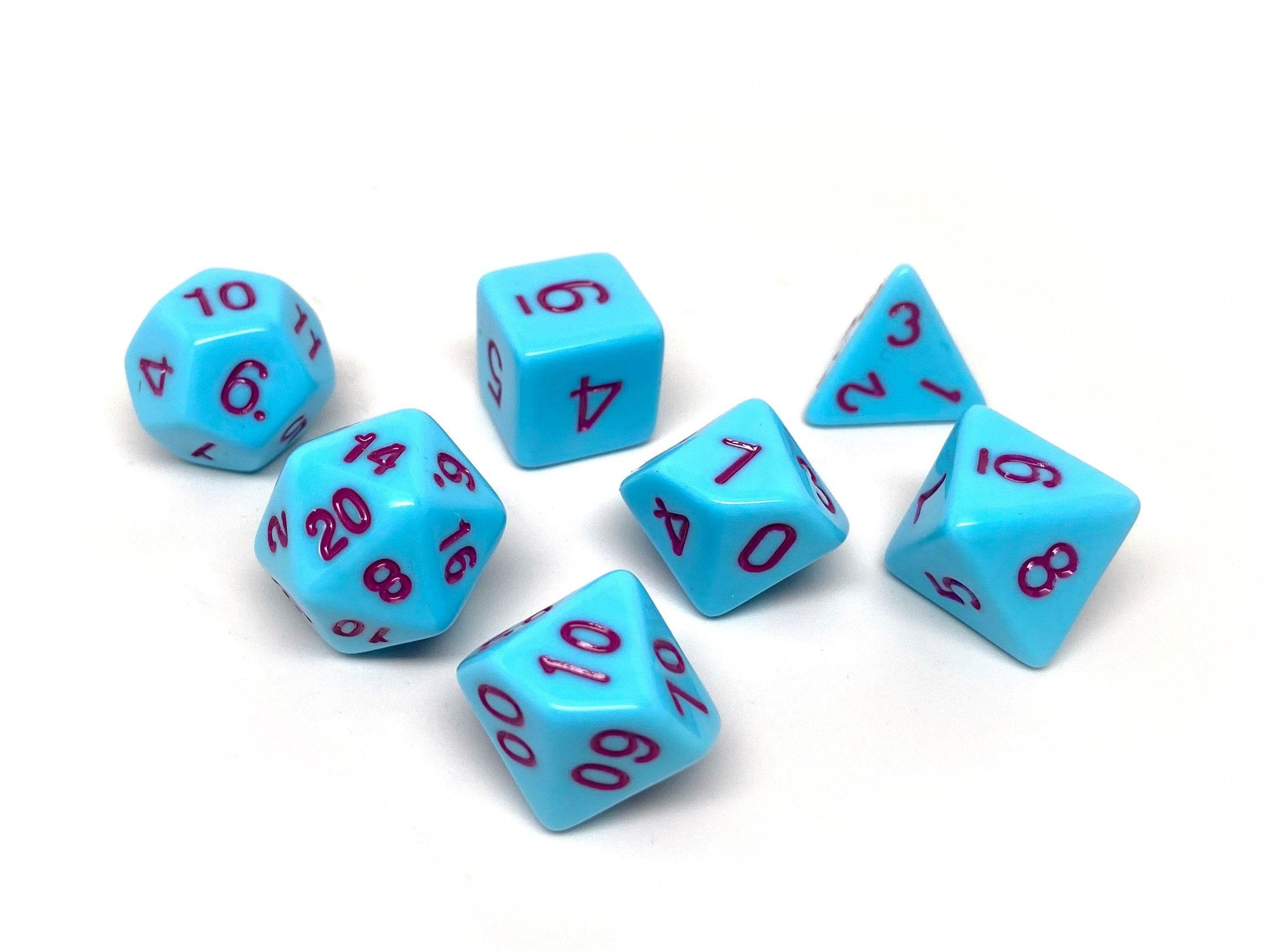Powder Blue Opaque - 7 Piece Set - 